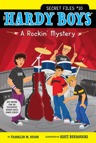 A Rockin' Mystery (Hardy Boys: The Secret Files) book cover by Franklin W. Dixon