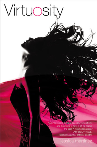 Virtuosity book cover by Jessica Martinez