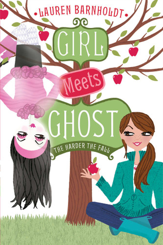 The Harder the Fall (Girl Meets Ghost) book cover by Lauren Barnholdt