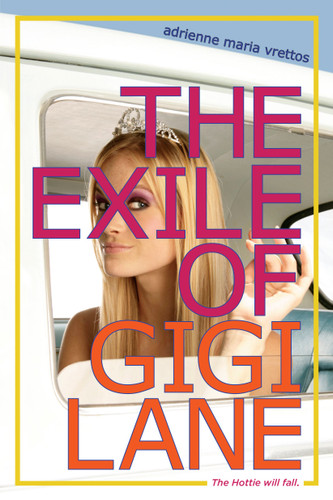The Exile of Gigi Lane book cover by Adrienne Maria Vrettos