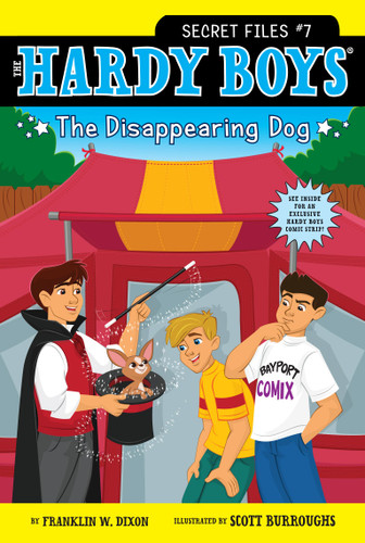 The Disappearing Dog (Hardy Boys: The Secret Files) book cover by Franklin W. Dixon
