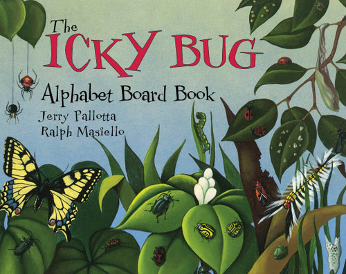The Icky Bug Alphabet Board Book book cover by Jerry Pallotta