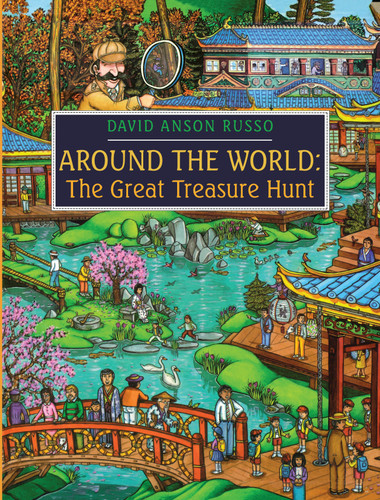 Around the World: The Great Treasure Hunt book cover by David Anson Russo