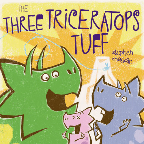 The Three Triceratops Tuff book cover by Stephen Shaskan