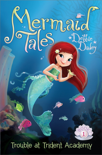 Trouble at Trident Academy (Mermaid Tales) book cover by Debbie Dadey