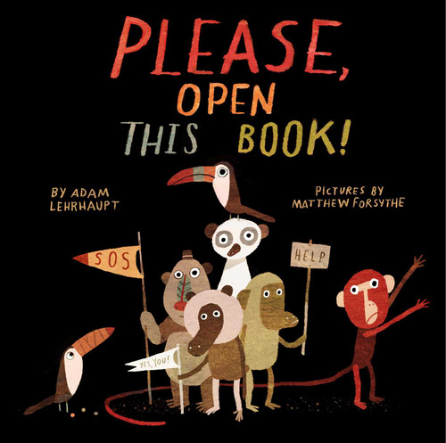 Please, Open This Book! book cover by Adam Lehrhaupt