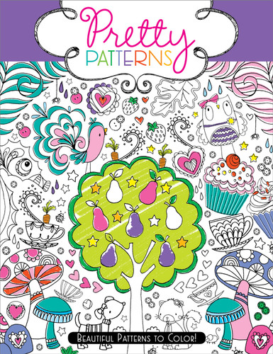 Pretty Patterns: Beautiful Patterns to Color! book cover by 