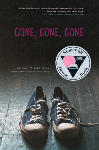 Gone, Gone, Gone book cover by Hannah Moskowitz