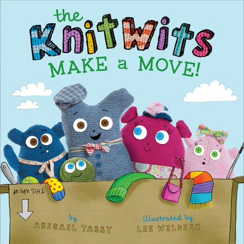 The KnitWits Make a Move! book cover by Abigail Tabby