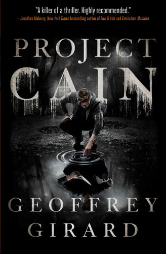 Project Cain book cover by Geoffrey Girard