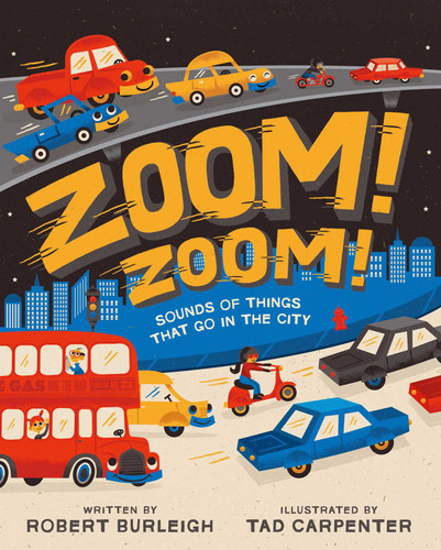 Zoom! Zoom!: Sounds of Things That Go in the City book cover by Robert Burleigh