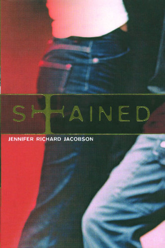 Stained book cover by Jennifer Richard Jacobson
