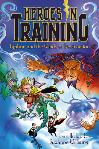 Typhon and the Winds of Destruction (Heroes in Training) book cover by Joan Holub, Suzanne Williams