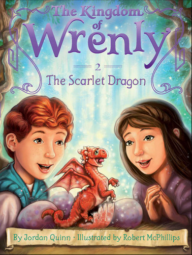 The Scarlet Dragon (The Kingdom of Wrenly) book cover by Jordan Quinn