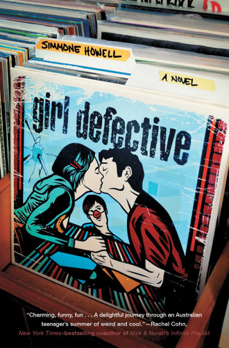 Girl Defective book cover by Simmone Howell