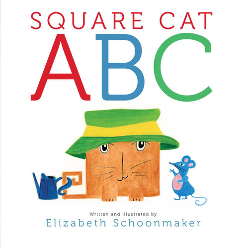 Square Cat ABC book cover by Elizabeth Schoonmaker