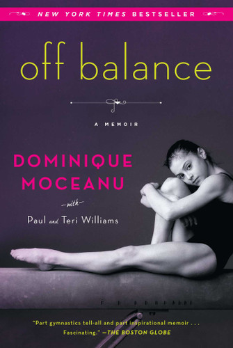 Off Balance: A Memoir book cover by Dominique Moceanu