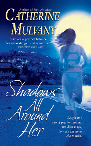 Shadows All Around Her book cover by Catherine Mulvany