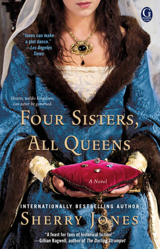 Four Sisters, All Queens book cover by Sherry Jones