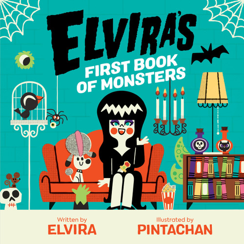 Elvira's First Book of Monsters book cover by Elvira