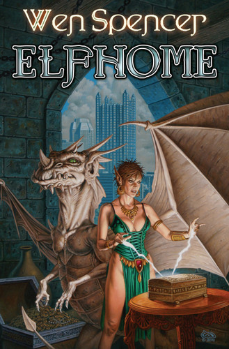 Elfhome book cover by Wen Spencer