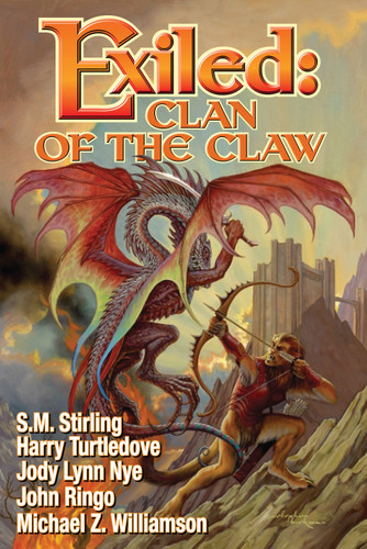 Exiled: Clan of the Claw book cover by John Ringo, Harry Turtledove