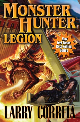 Monster Hunter Legion (Monster Hunter) book cover by Larry Correia