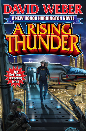 A Rising Thunder (Honor Harrington) book cover by David Weber