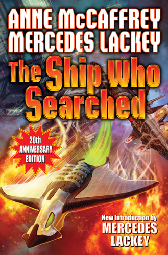 Ship Who Searched book cover by Mercedes Lackey, Anne McCaffrey