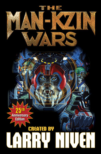 Man-Kzin Wars 25th Anniversary Edition book cover by 