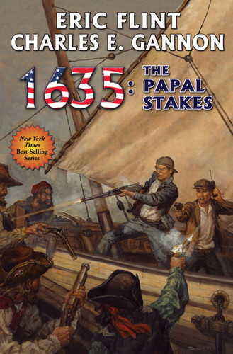 1635: Papal Stakes book cover by Eric Flint, Charles E. Gannon