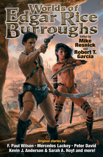 The Worlds of Edgar Rice Burroughs book cover by Robert T. Garcia