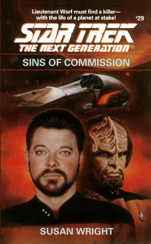 Star Trek: The Next Generation: Sins of Commission (Star Trek: The Next Generation) book cover by Susan Wright