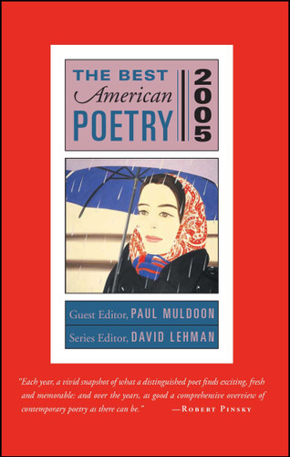 The Best American Poetry 2005: Series Editor David Lehman book cover by 