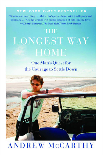 The Longest Way Home: One Man's Quest for the Courage to Settle Down book cover by Andrew McCarthy