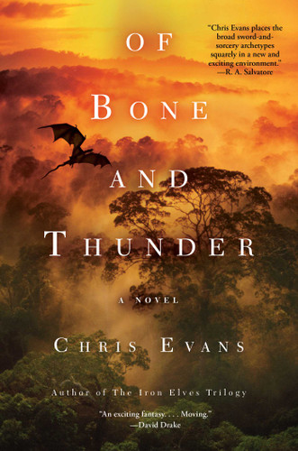 Of Bone and Thunder: A Novel book cover by Chris Evans