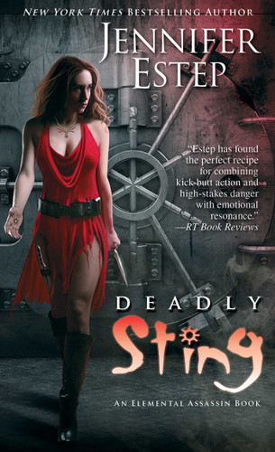 Deadly Sting (Elemental Assassin) book cover by Jennifer Estep