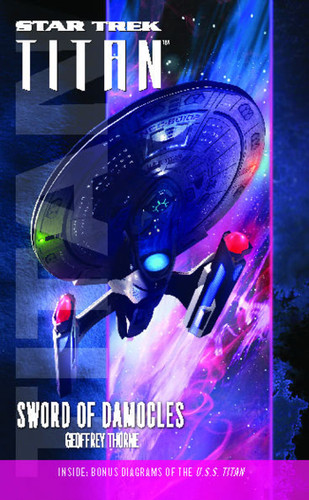 Star Trek: Titan #4: Sword of Damocles (Star Trek: Titan) book cover by Geoffrey Thorne