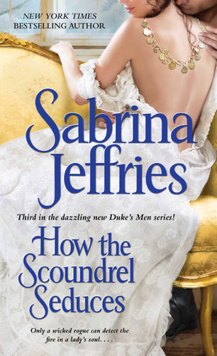 How the Scoundrel Seduces (The Duke's Men) book cover by Sabrina Jeffries