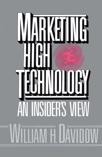 Marketing High Technology book cover by William H. Davidow