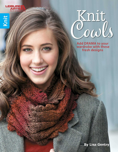 Knit Cowls: Add Drama to Your Wardrobe with These Fresh Designs book cover by Lisa Gentry