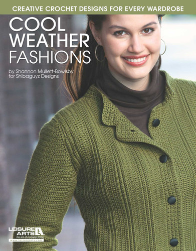 Cool Weather Fashions: Creative Crochet Designs for Every Wardrobe book cover by Shannon Leigh Roudhán