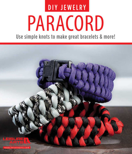 DIY Jewelry Paracord: Use Simple Knots to Make Great Bracelets & More! book cover by Leisure Arts