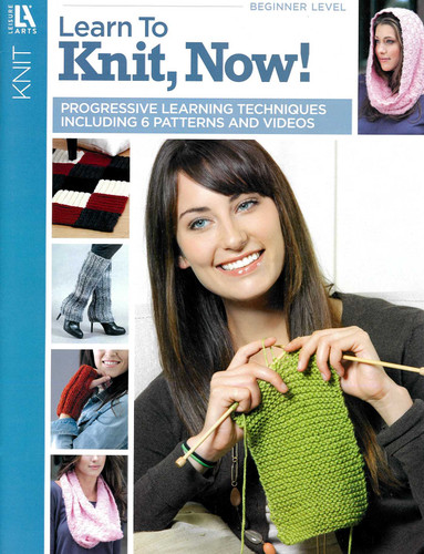 Learn to Knit, Now!: Progressive Learning Techniques Including 6 Patterns and Videos book cover by Lois J. Long
