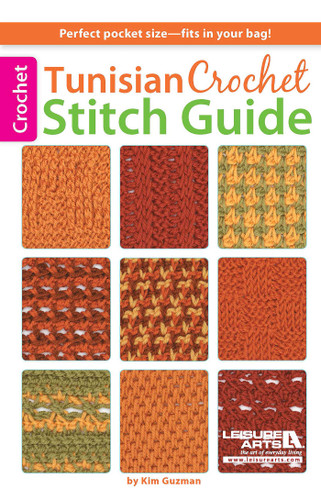 Tunisian Crochet Stitch Guide: Perfect Pocket Size—Fits in Your Bag! book cover by Kim Guzman