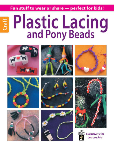 Plastic Lacing & Pony Beads book cover by Beth MacDonald