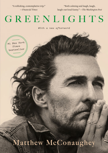 Greenlights book cover by Matthew McConaughey