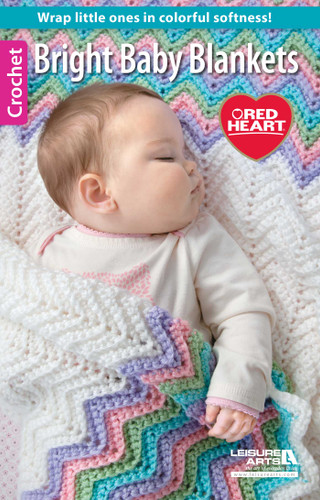 Crochet Bright Baby Blankets book cover by Design Team Red Heart