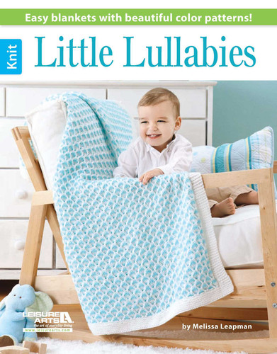Little Lullabies—5 Knit Baby Afghans book cover by Melissa Leapman