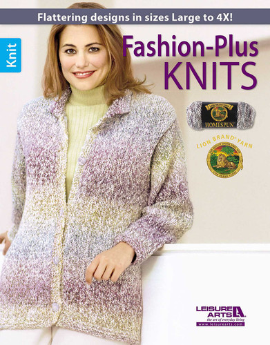 Fashion-Plus Knits: Flattering Designs in Sizes Large to 4X! book cover by Leisure Arts